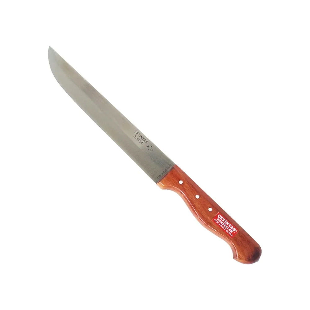 BUĞZ Bursa Mutfak Ve Ekmek Bıçağı 12 Cm, Ahşap Gül Sap