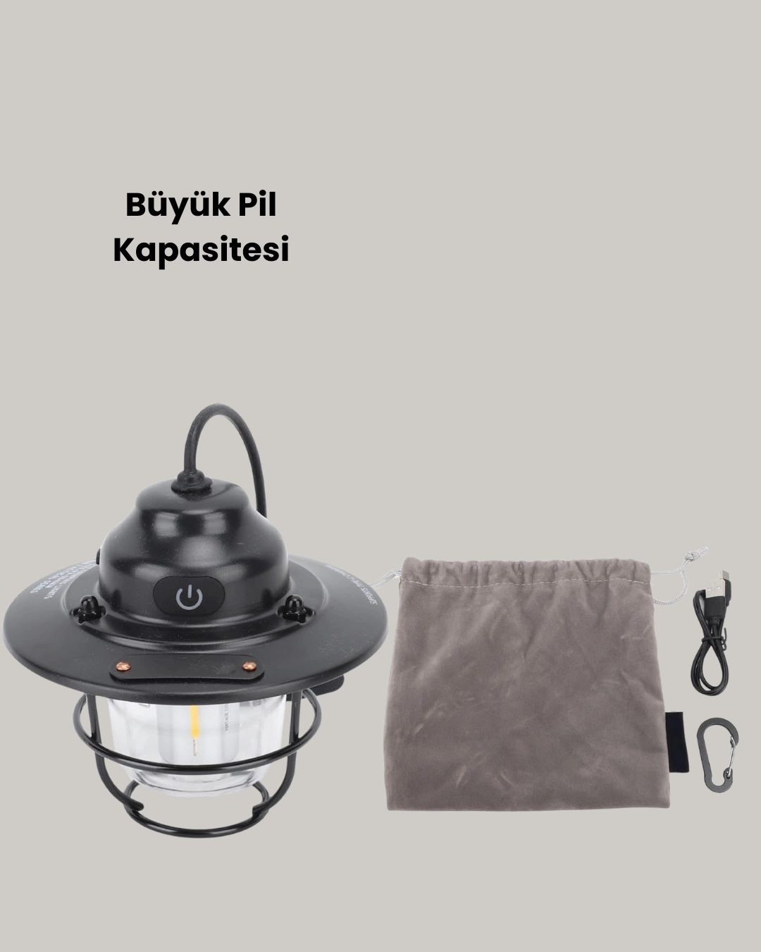 BUĞZ Çam Kozalağı Şekilli Retro Kamp Gece Lambası BUĞZ Çam Kozalağı Şekilli Retro Kamp Gece Lambası