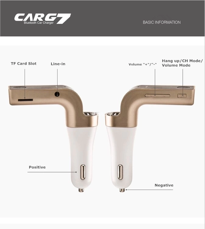 BUĞZ Carg7 Bluetooth Araç Fm Transmitter Usb Girişli BUĞZ Carg7 Bluetooth Araç Fm Transmitter Usb Girişli