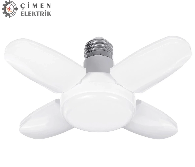 BUĞZ CATA CT 1151 Pervane 30W Led Ampul 6500K Beyaz Işık E27 Duy