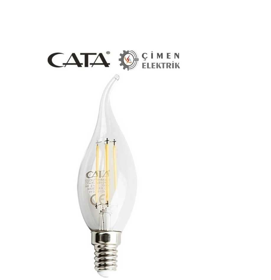 BUĞZ CATA CT 4062 4W Led Flament Ampul 3200K Günışığı E14 Duy