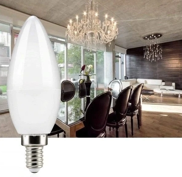 BUĞZ CATA CT 4079 7W Buji Led Ampül 6400K Beyaz Işık E14 Duy