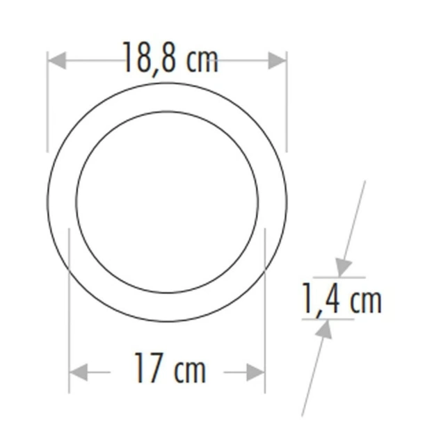 BUĞZ CATA CT 5148  Led Spot 15W 3200K Gün Işığı