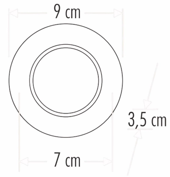 BUĞZ CATA CT 5260 8W Başak Led Spot 3 Renkli