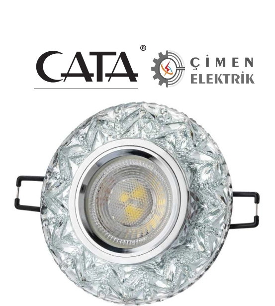 BUĞZ CATA CT 6598 Kristal Cam Spot Kasası