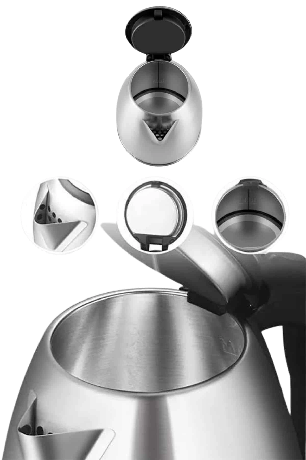 BUĞZ Çelik Su Isıtıcı Kettle Dayanıklı Paslanmaz Çelik Uzun Ömürlü