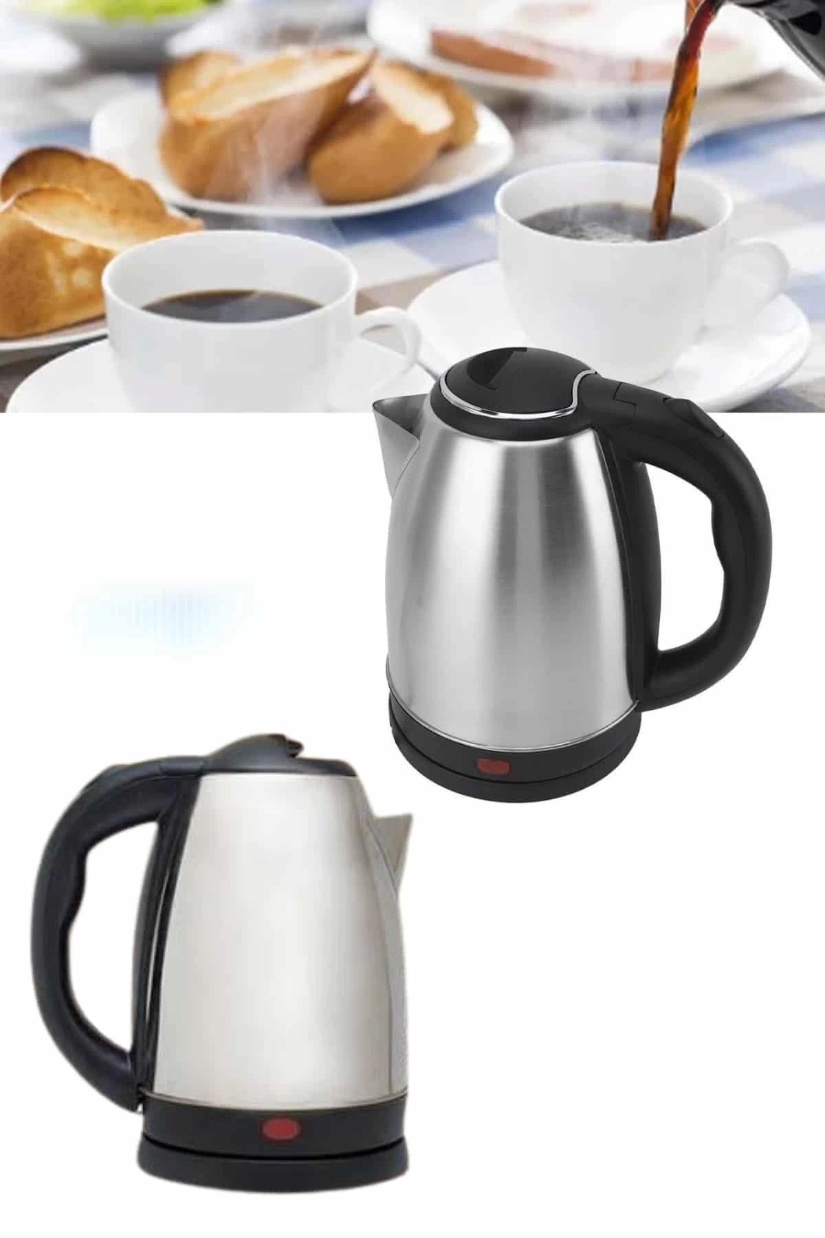 BUĞZ Çelik Su Isıtıcı Kettle Dayanıklı Paslanmaz Çelik Uzun Ömürlü