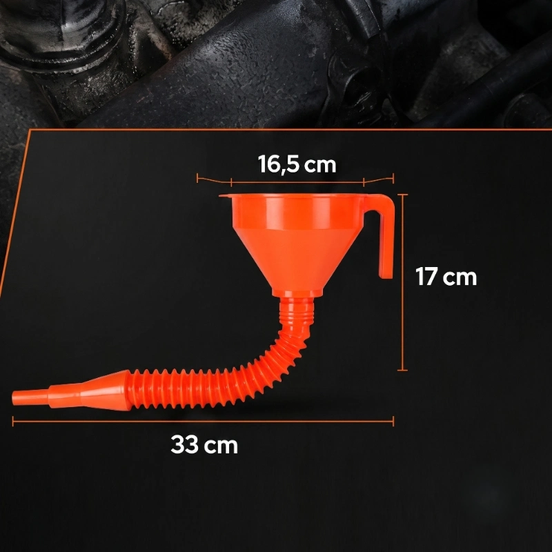 BUĞZ Çelik Süzgeçli Huni - Spiralli ve Sabit Borulu - 2.2 Litre Kapasite