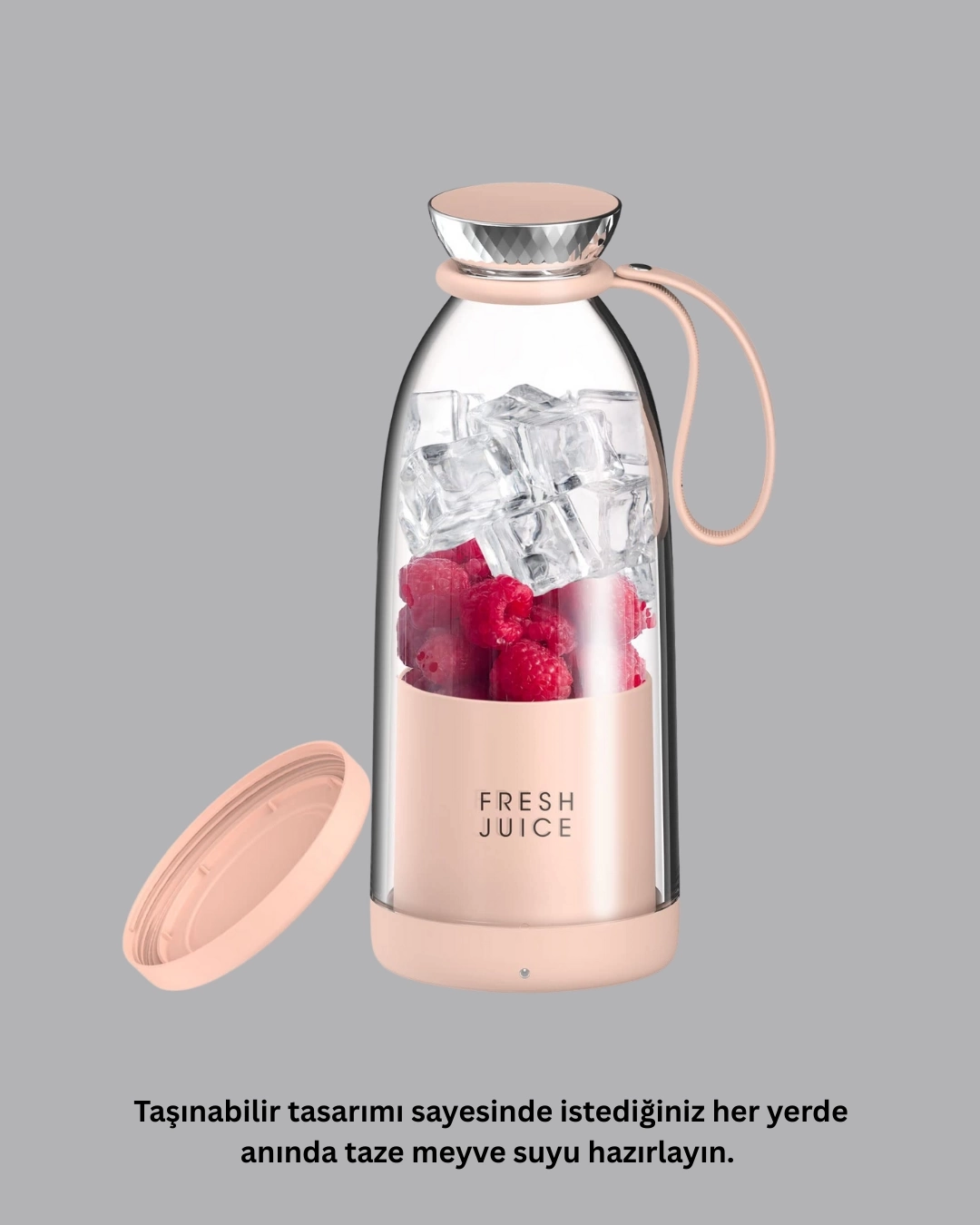 BUĞZ Çevre Dostu Cam Gövdeli Kablosuz Smoothie Blender