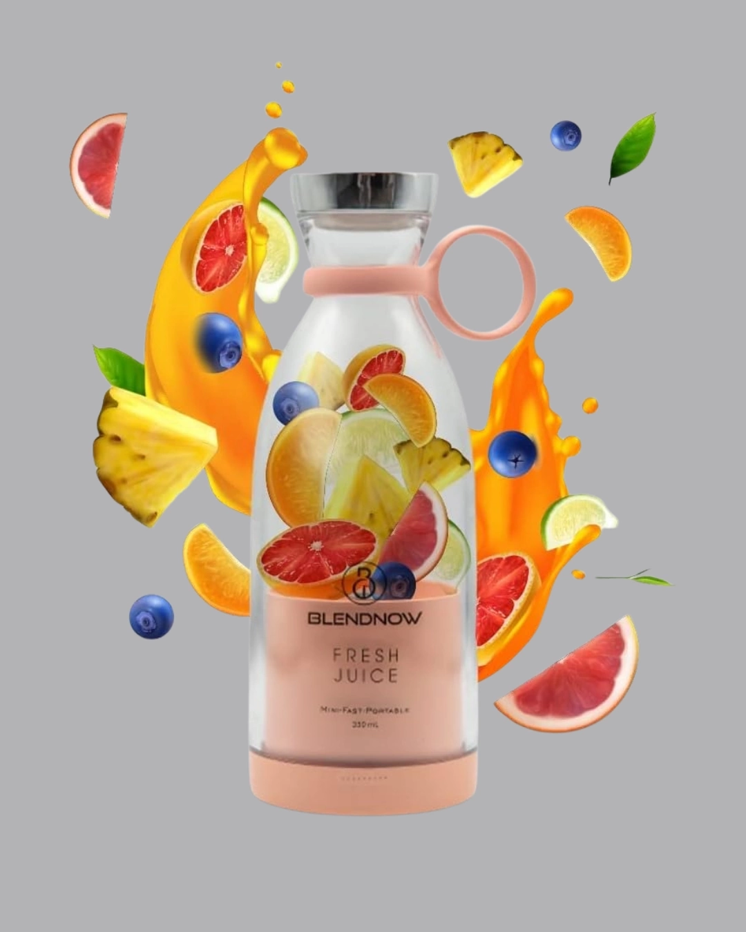 BUĞZ Çevre Dostu Cam Gövdeli Kablosuz Smoothie Blender
