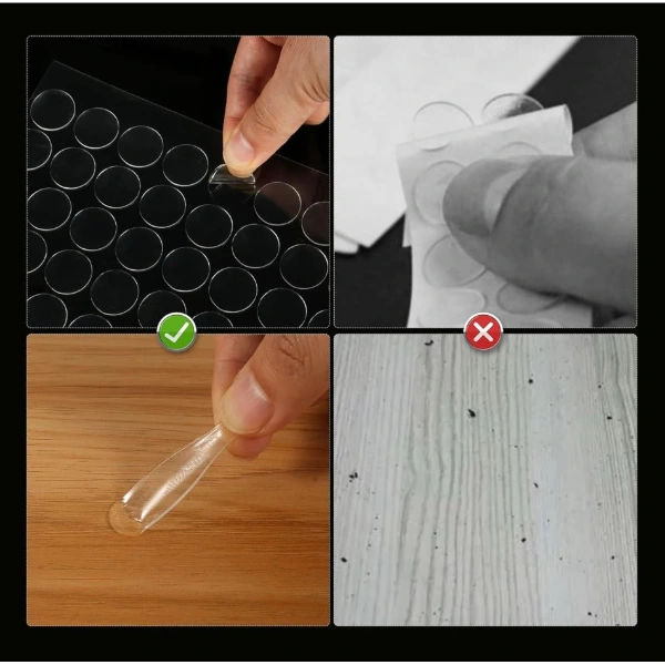 BUĞZ ÇİFT TARAFLI YUVARLAK MONTAJ MACUNU 42 ADET