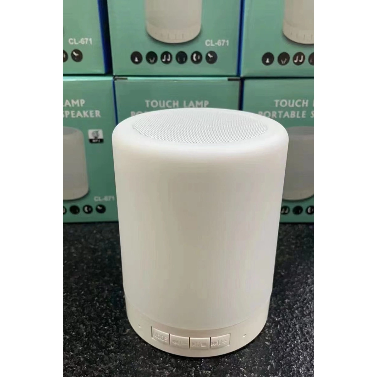BUĞZ Cl-671 Şarjlı Dokunmatik Gece Lambalı Bluetooth Hoparlör BUĞZ Cl-671 Şarjlı Dokunmatik Gece Lambalı Bluetooth Hoparlör