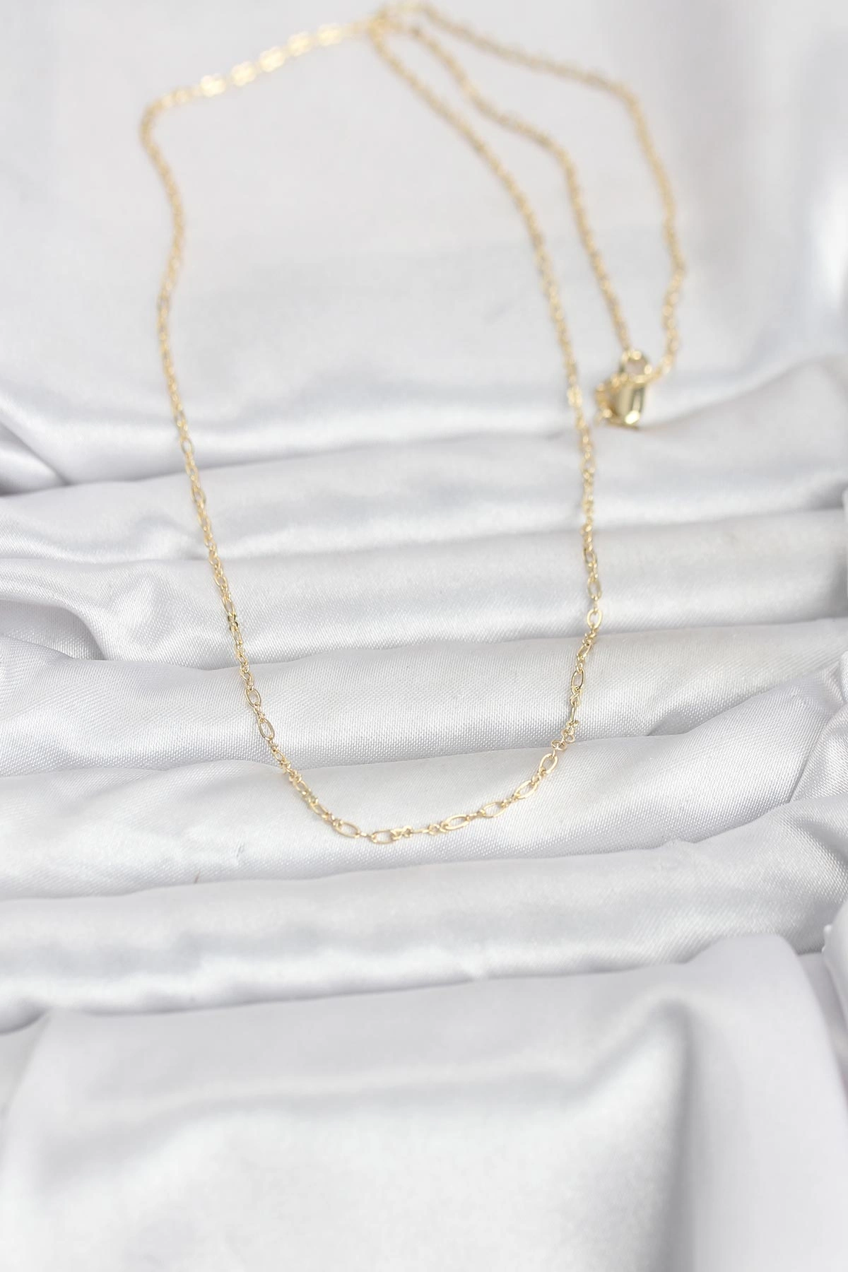 BUĞZ CM 14K GOLD RENK 60 CM ZİNCİRLİ KADIN KOLYE - BUĞZ BUĞZ CM 14K GOLD RENK 60 CM ZİNCİRLİ KADIN KOLYE - BUĞZ