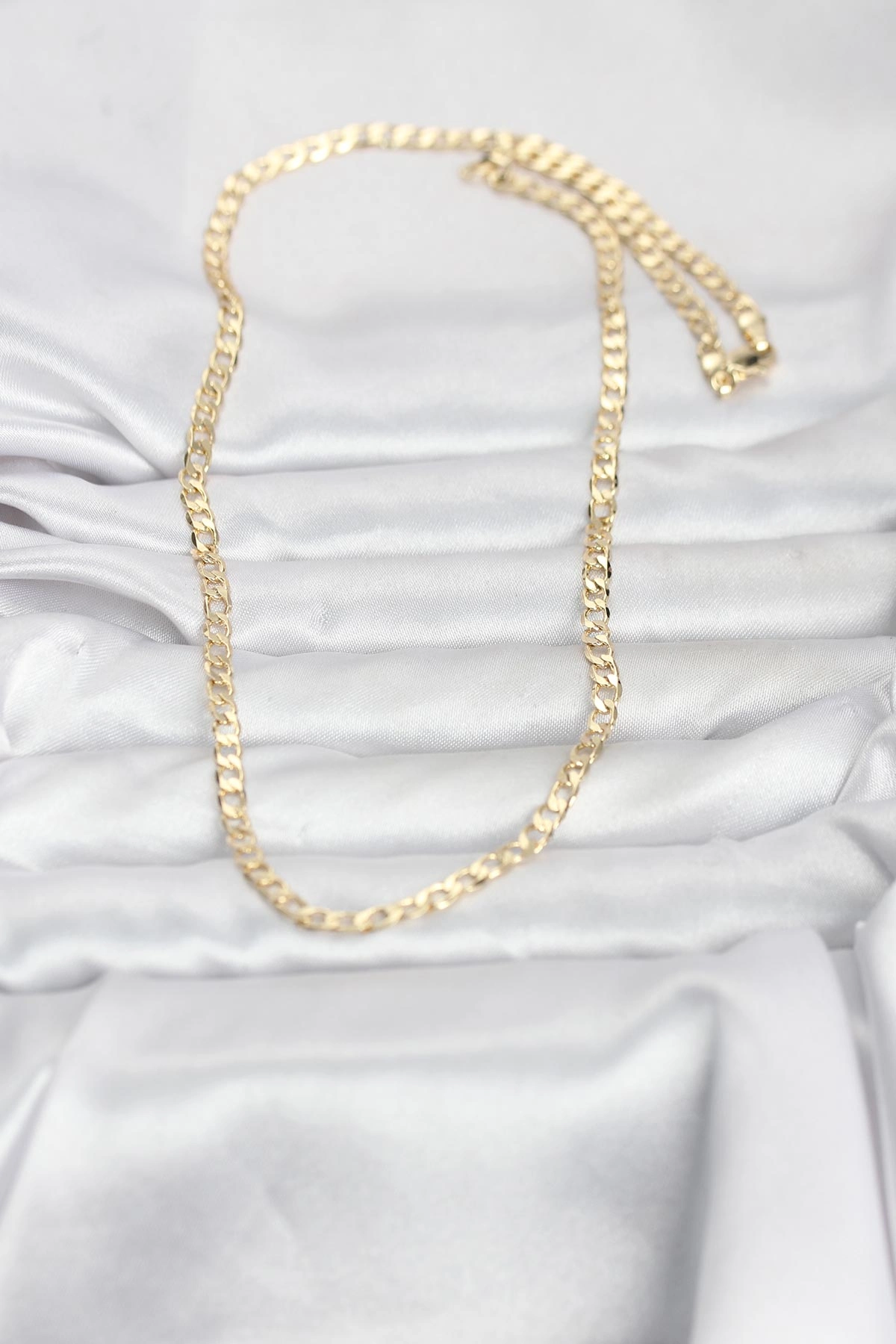 BUĞZ CM 14K GOLD RENK ZİNCİR MODEL 60 CM KADIN KOLYE - BUĞZ BUĞZ CM 14K GOLD RENK ZİNCİR MODEL 60 CM KADIN KOLYE - BUĞZ
