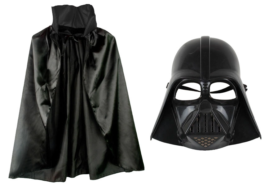 BUĞZ ÇOCUK BOY DARTH VADER MASKESİ VE PELERİN SETİ