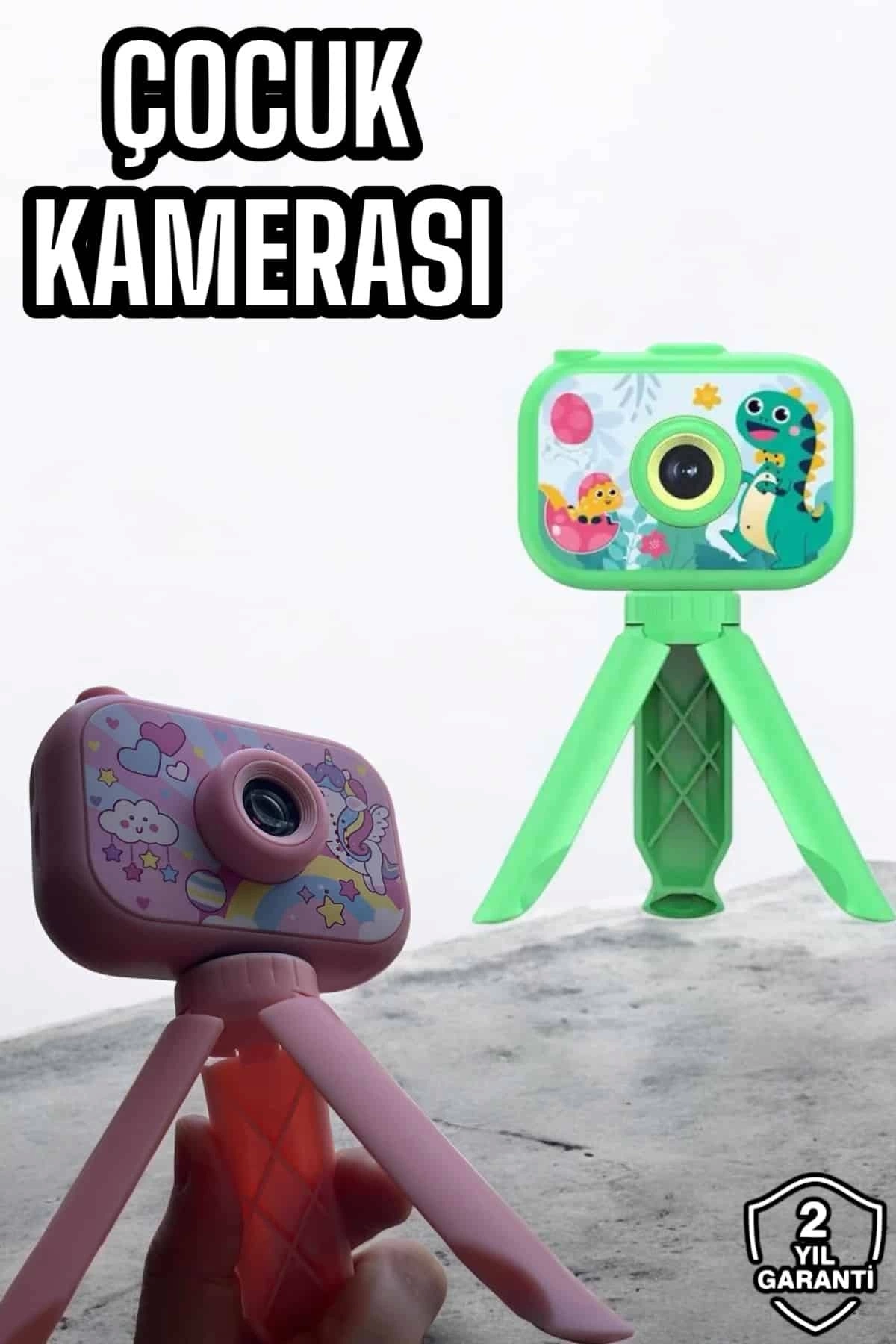 BUĞZ Çocuklara Özel Dijital LCD Ekran 1080P HD Görüntü Kaliteli