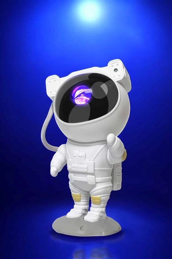 BUĞZ Çocuklara Özel Projeksiyon Astronot Lamba Speaker Sevimli BUĞZ Çocuklara Özel Projeksiyon Astronot Lamba Speaker Sevimli