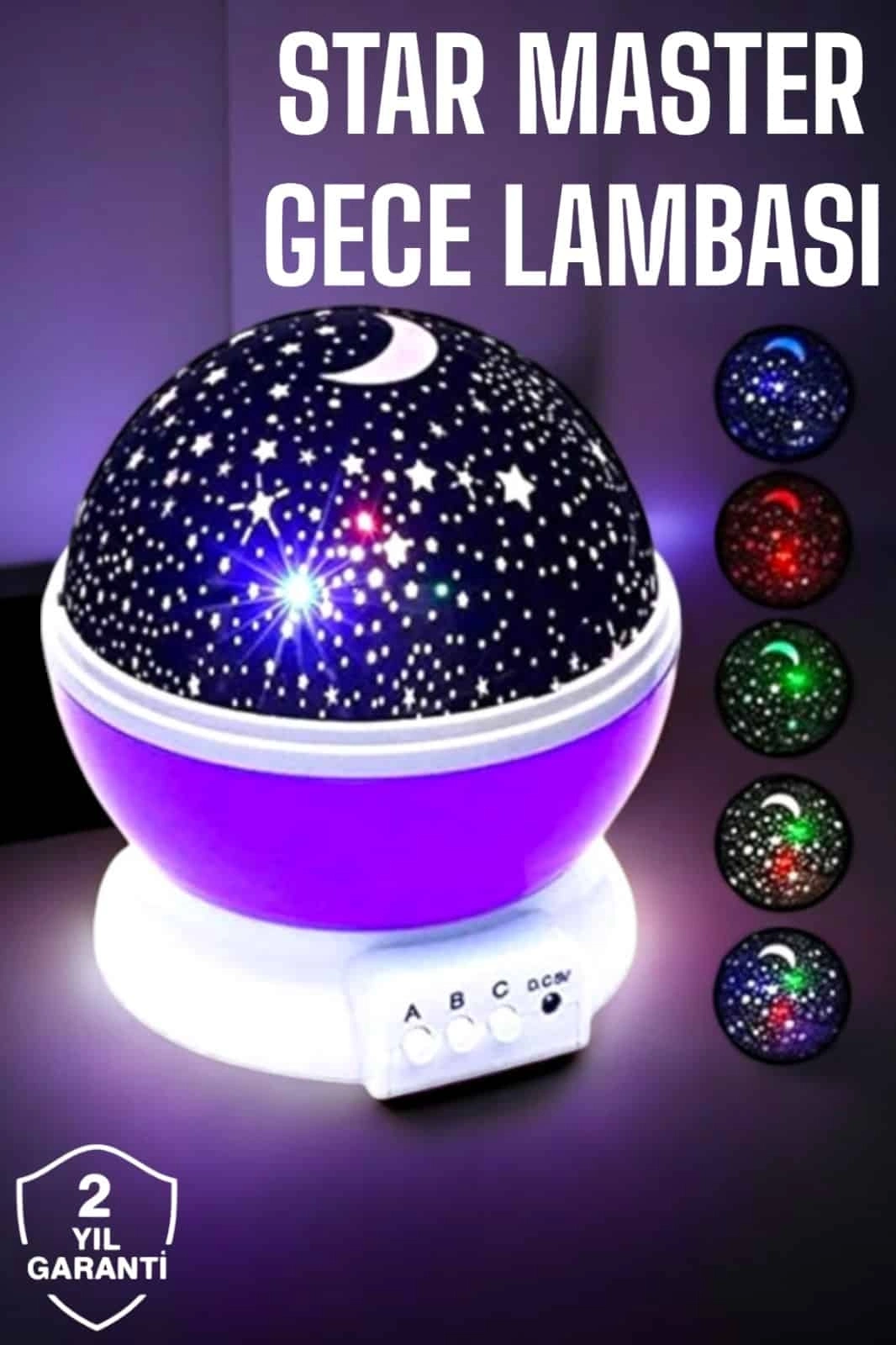 BUĞZ Çocuklara Özel Yıldızlı Gece Lambası