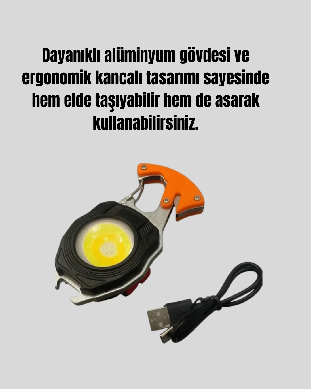 BUĞZ Çok Modlu LED Işıklı Pratik Anahtarlık BUĞZ Çok Modlu LED Işıklı Pratik Anahtarlık