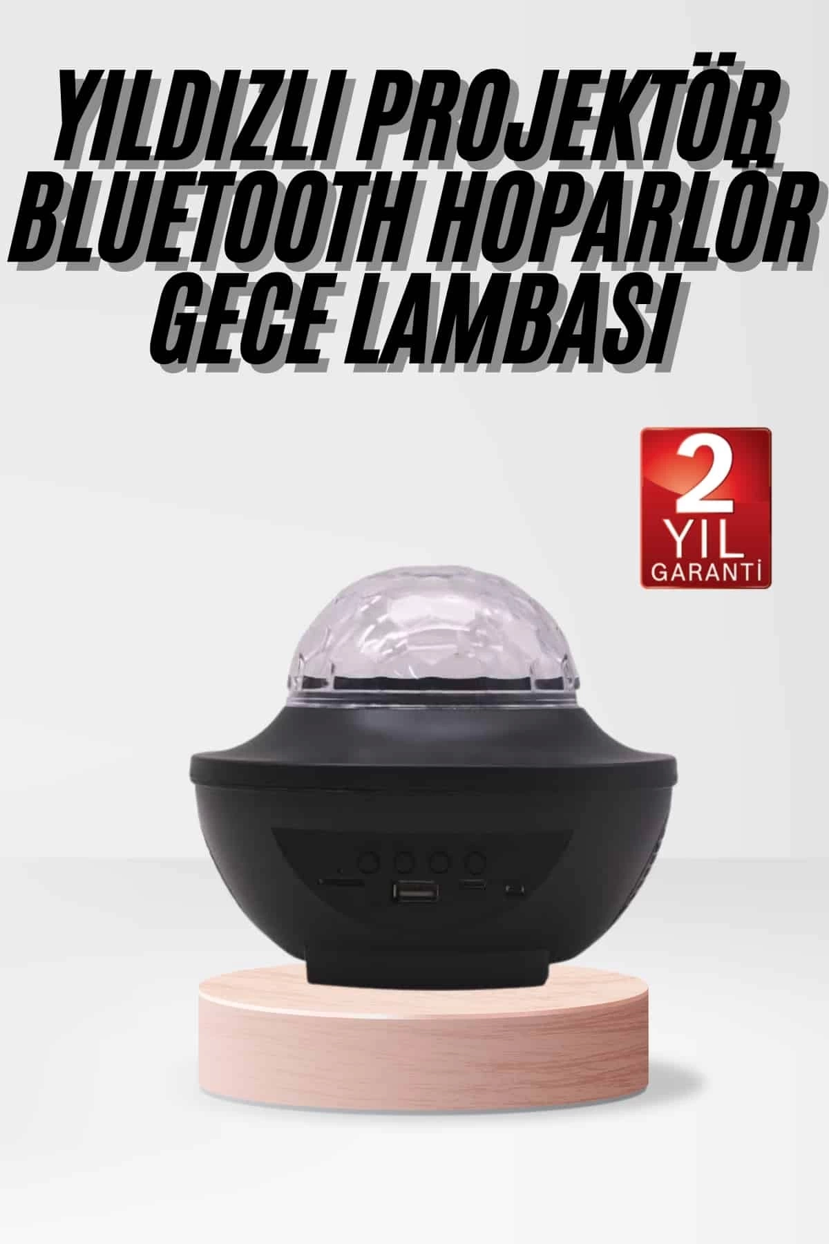 BUĞZ Çok Renkli Projektör Lamba Disko Topu Gece Lambası Kablosuz