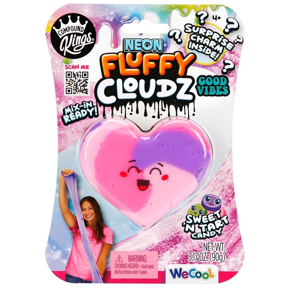 BUĞZ Compound Kings Neon Fluffy Cloudz Kalp Slime 11312