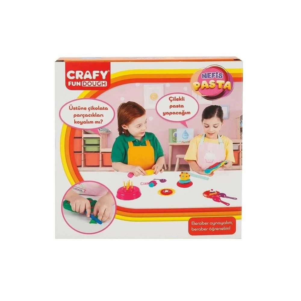 BUĞZ Crafy Nefis Pasta Oyun Hamur Seti 200 g 17 Parça