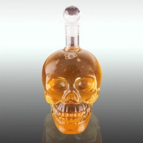 BUĞZ Crystal Head Kuru Kafa Cam Şişe 350 Ml