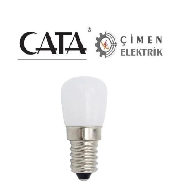 BUĞZ CT 4261 Cata 2 W Buzdolabı Led Ampul Günışığı 3000K E14 Duy