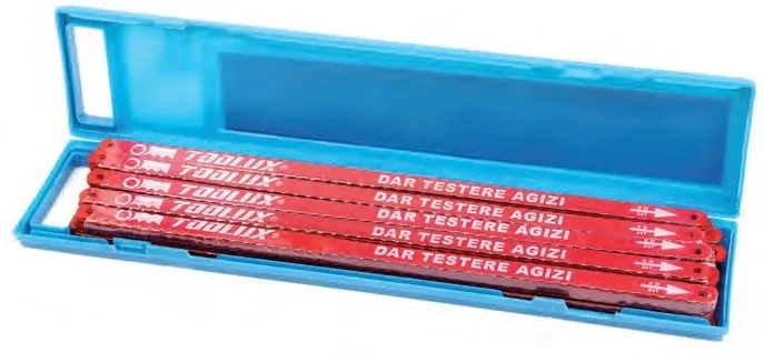 BUĞZ Dar Demir Testere Ağzı Çift Taraflı - 10 Adet