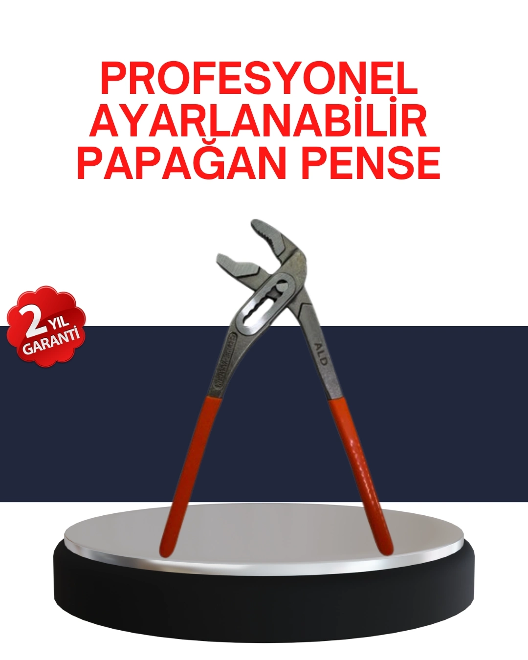 BUĞZ Dayanıklı Çelik Papağan Pense Ergonomik Yalıtımlı Sap