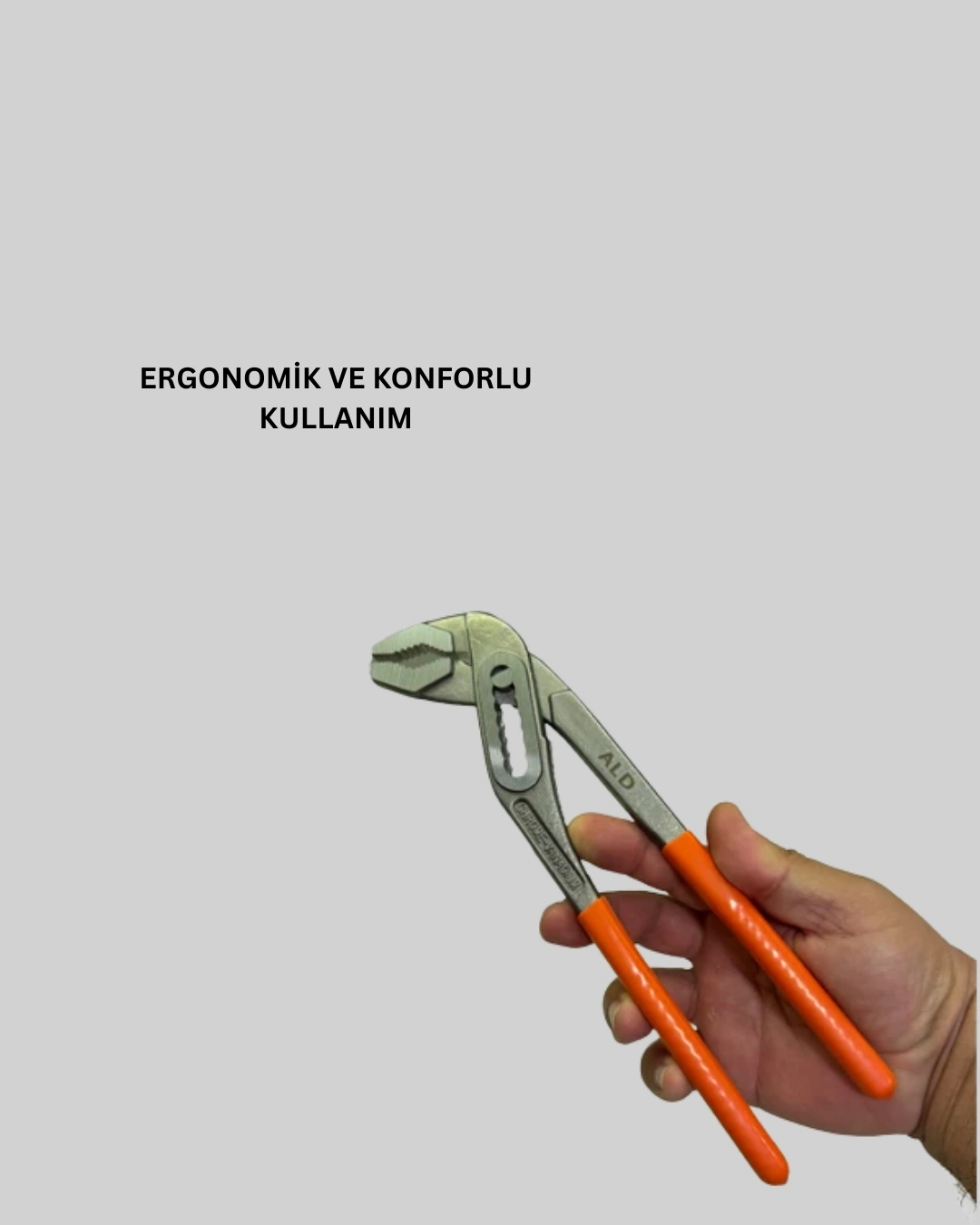 BUĞZ Dayanıklı Çelik Papağan Pense Ergonomik Yalıtımlı Sap