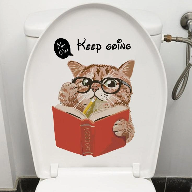 BUĞZ DECOHANDY KLOZET ETİKETİ KEEP GOİNG KEDİ BUĞZ DECOHANDY KLOZET ETİKETİ KEEP GOİNG KEDİ