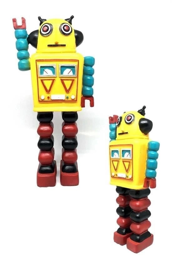 BUĞZ Decotown Nostaljik Sevimli Uzaylı Robot Şeklinde Figür Biblo