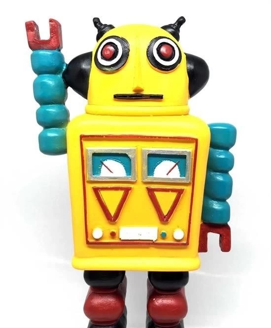 BUĞZ Decotown Nostaljik Sevimli Uzaylı Robot Şeklinde Figür Biblo