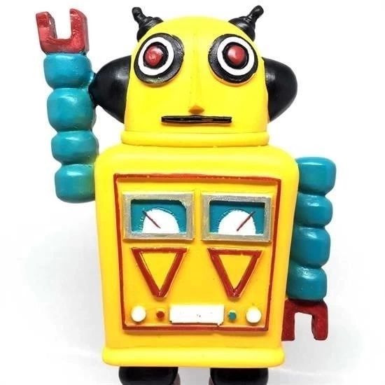 BUĞZ Decotown Nostaljik Sevimli Uzaylı Robot Şeklinde Figür Biblo