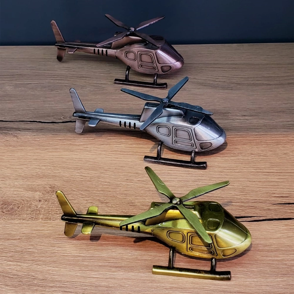 BUĞZ Dekoratif Metal Helikopter