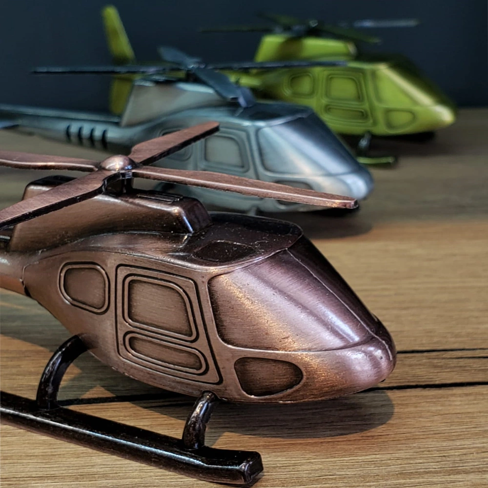 BUĞZ DEKORATİF METAL HELİKOPTER
