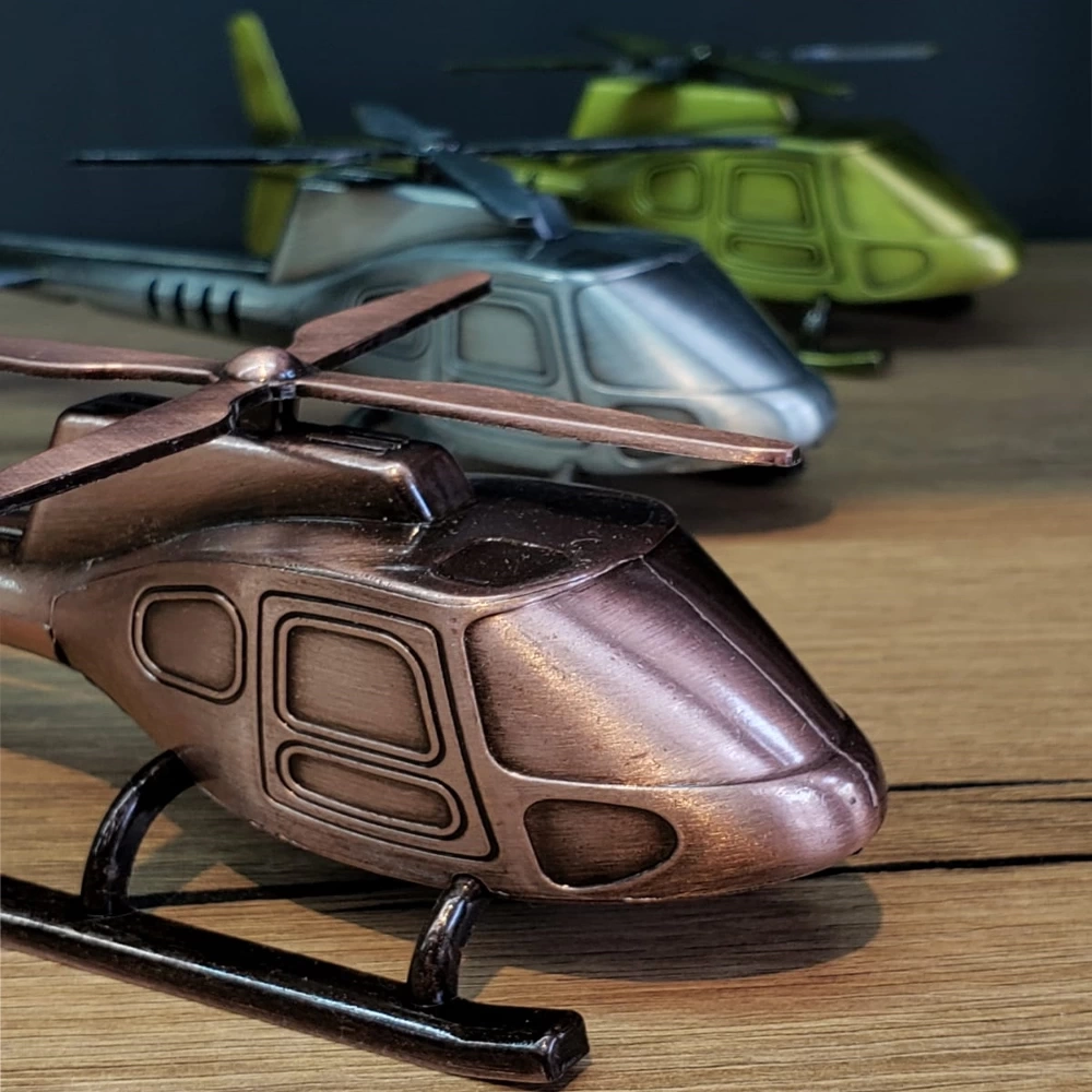 BUĞZ Dekoratif Metal Helikopter