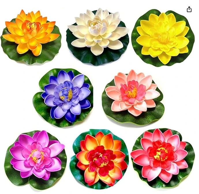 BUĞZ DEKORATİF YAPAY LOTUS ÇİÇEĞİ