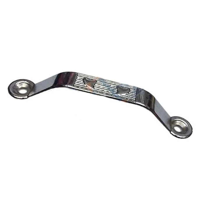 BUĞZ Dekoratif Zamak Kulp Dıştan - 64mm, Nikel, 1 Adet