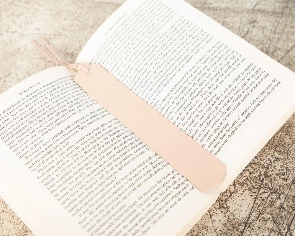 BUĞZ Deri Kitap Ayracı, Pudra