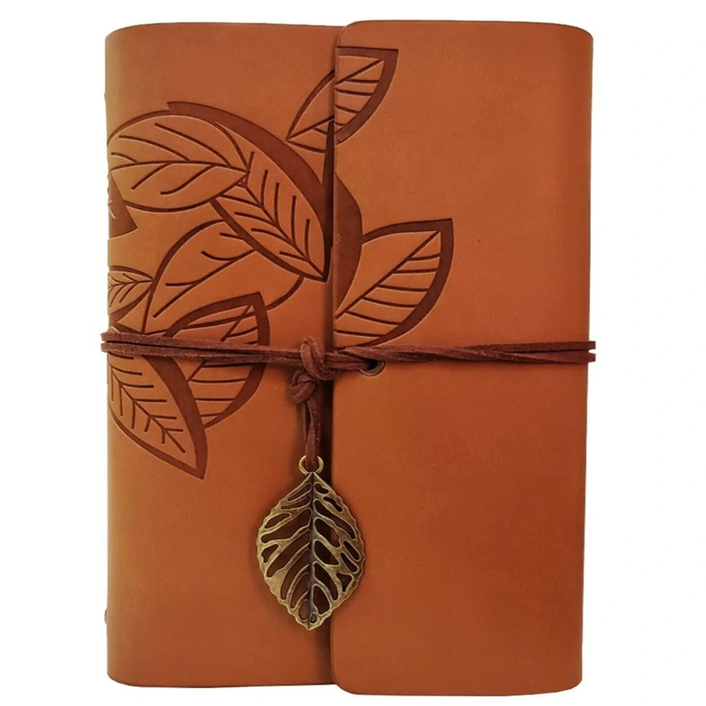 BUĞZ DERİ YAPRAK DESENLİ DEFTER