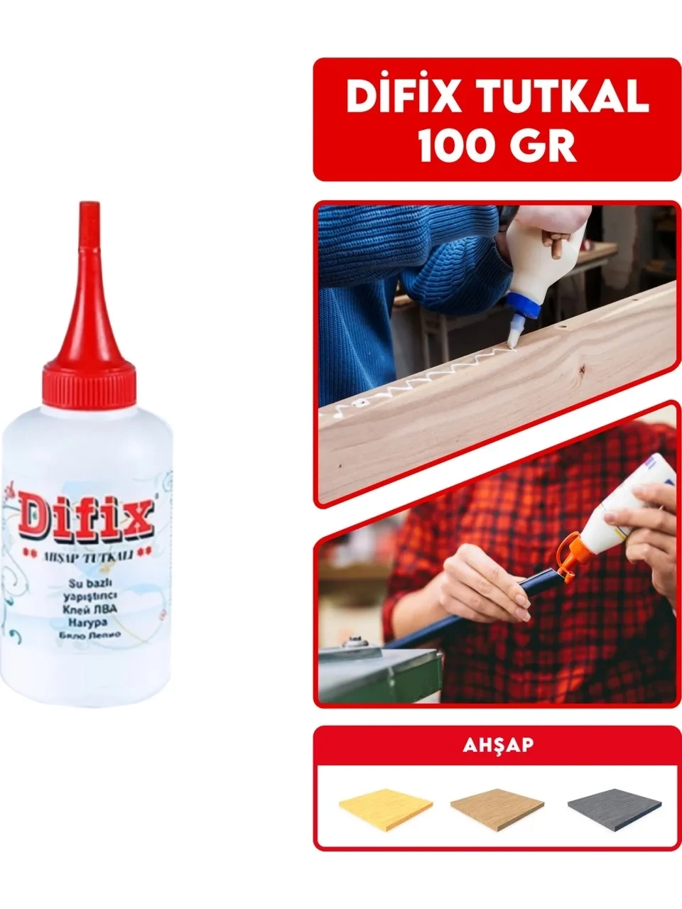 BUĞZ Difix Su Bazlı Ahşap Tutkalı