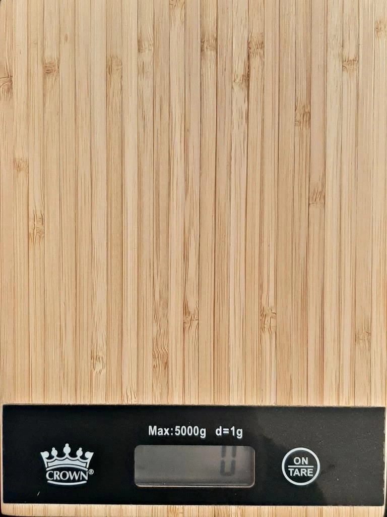 BUĞZ Dijital Lcd Mutfak Tartısı Terazisi 5kg Bambu Desenli