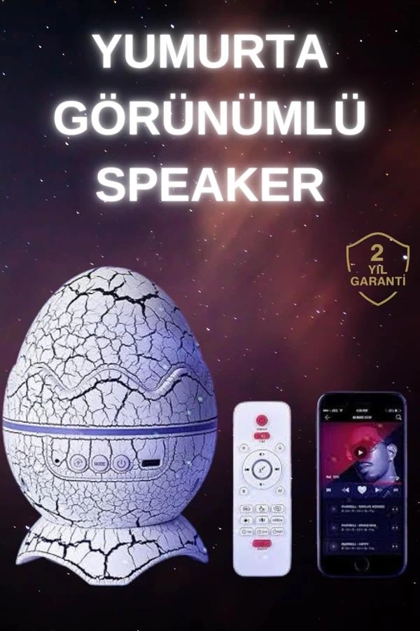 BUĞZ Dinozor Speaker Renk Değiştirme Projeksiyon Modu Bluetooth Hoparlör Gece Lambası BUĞZ Dinozor Speaker Renk Değiştirme Projeksiyon Modu Bluetooth Hoparlör Gece Lambası