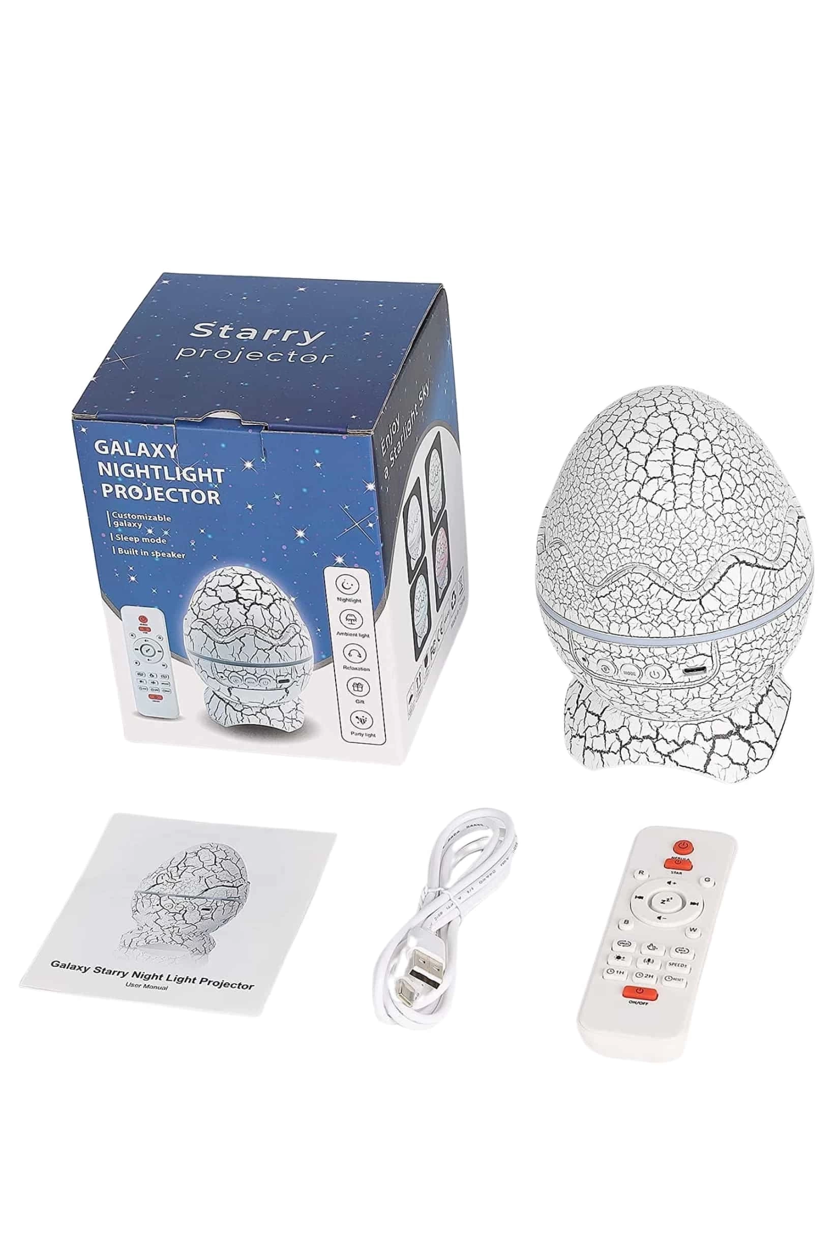 BUĞZ Dinozor Speaker Renk Değiştirme Projeksiyon Modu Bluetooth Hoparlör Gece Lambası
