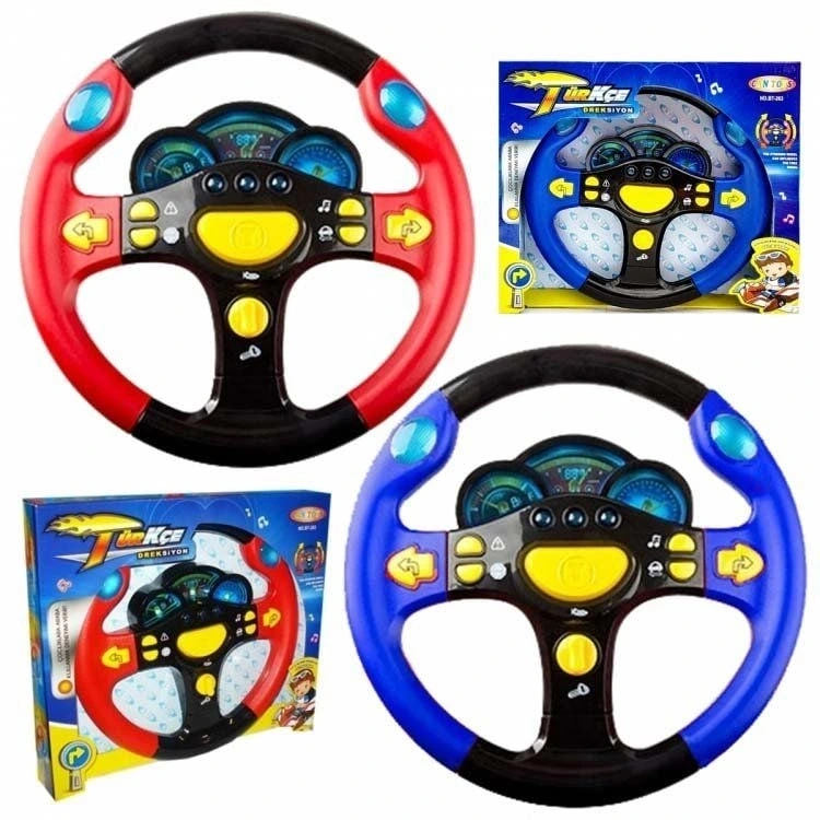 BUĞZ Direksiyon Türkçe Işıklı Sesli BT-263 - 1 Adet Stokta Olan Gönderilir