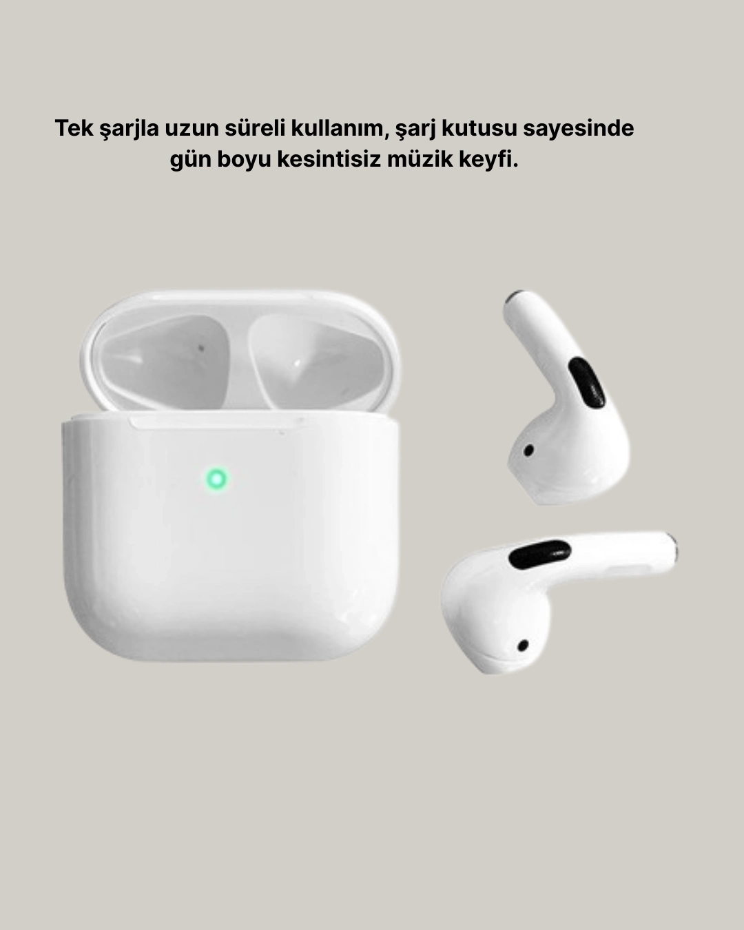 BUĞZ Dokunmatik Kontrollü 2. Nesil Bluetooth 5.0 Uzun Pil Ömürlü Kulaklık