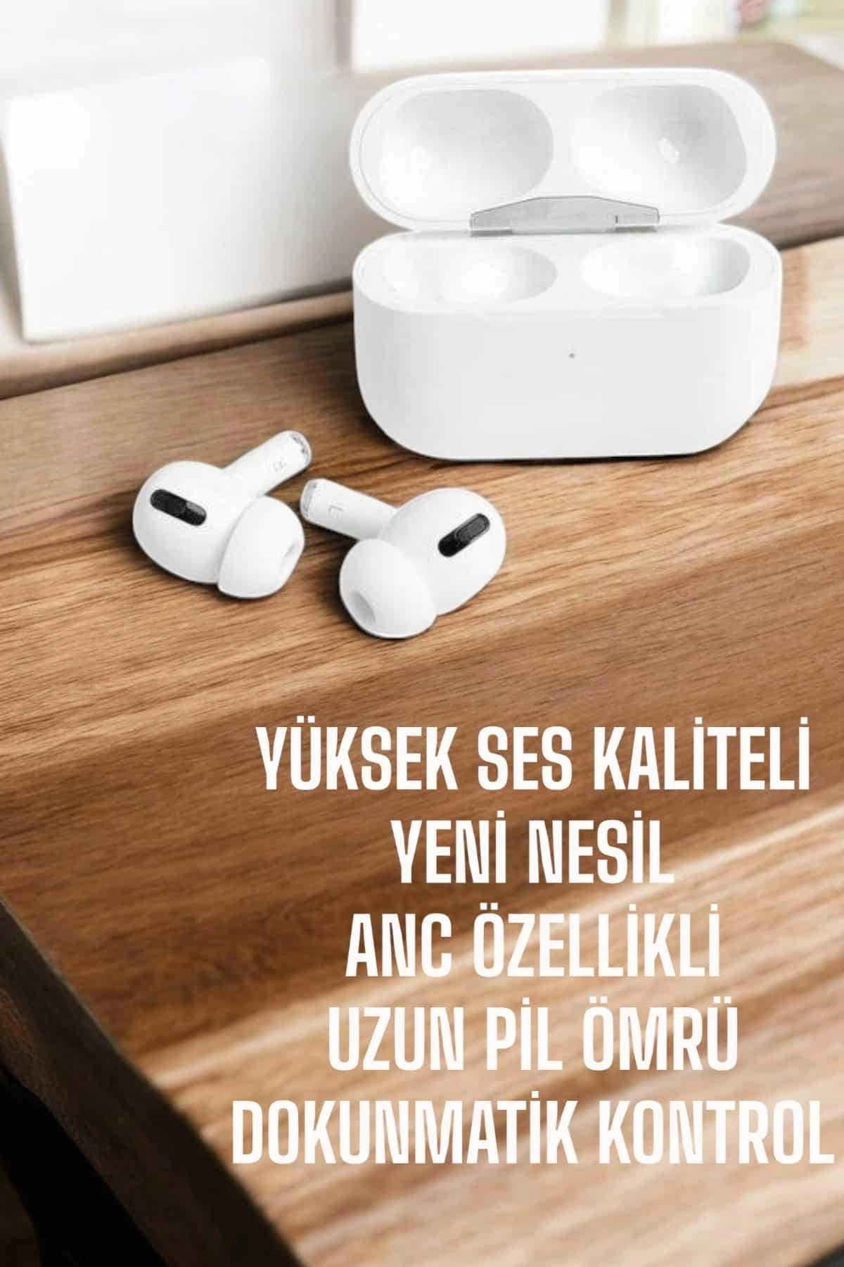 BUĞZ Dokunmatik Kontrollü Kablosuz Kulaklık iOS ve Android Uyumlu