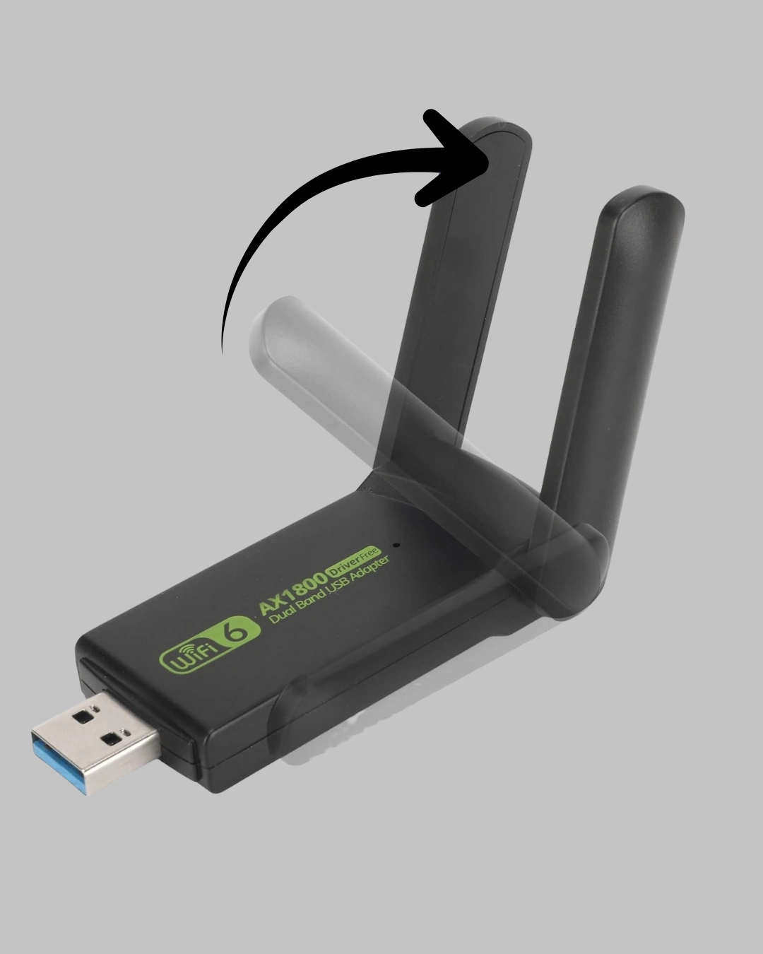 BUĞZ Dual Band USB WiFi Adaptör – 1200 Mbps Hız